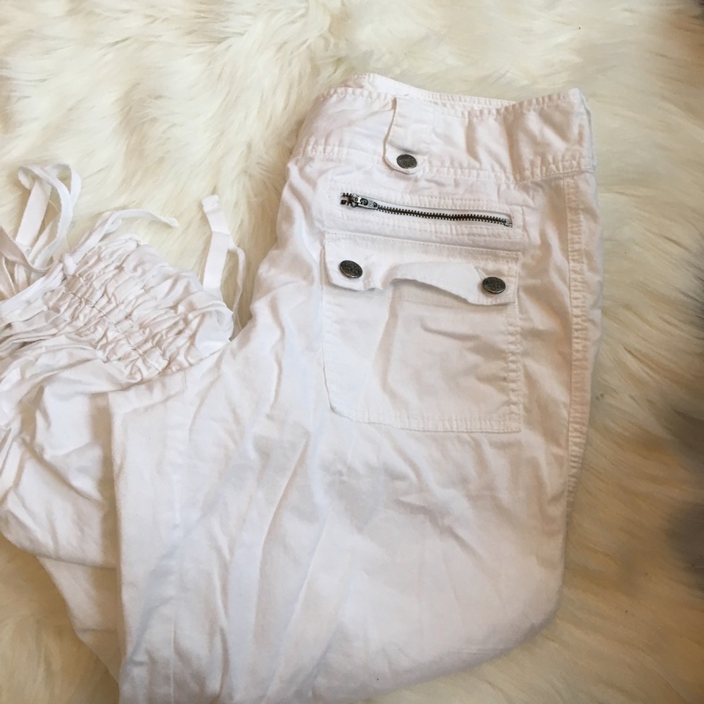 INC 3/4 length pants black and white BOGO